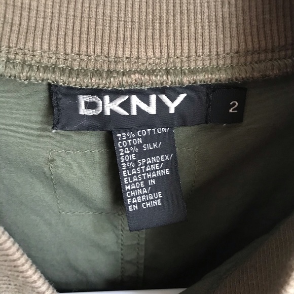 DKNY olive green super lightweight jacket - Picture 4 of 10